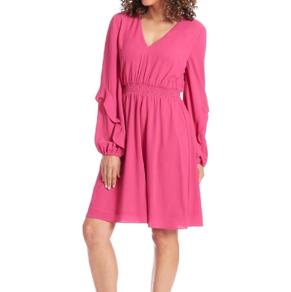 NWT LONDON TIMES | Fit & Flare Midi Dress - Picture 1 of 3
